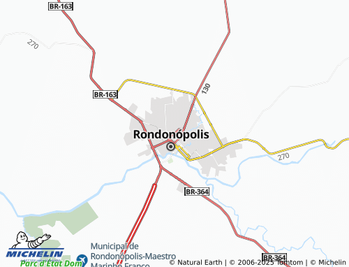 MICHELIN Santa Cruz map - ViaMichelin