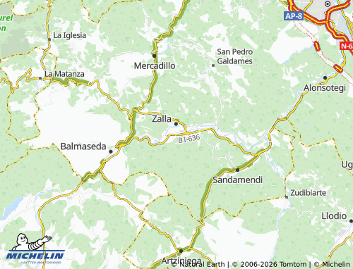 MICHELIN Llantada map - ViaMichelin