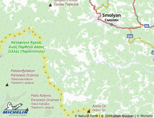 Mappa MICHELIN Chereshovska reka - ViaMichelin