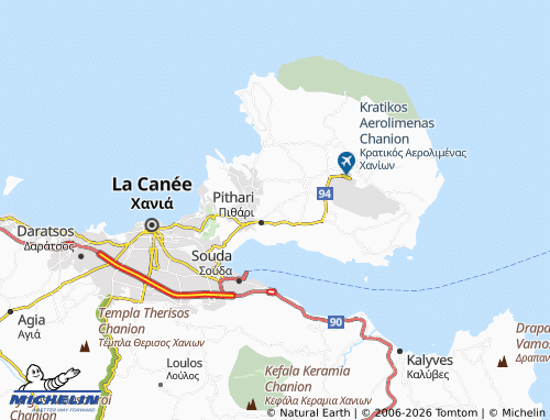 MICHELIN Argoulides map - ViaMichelin