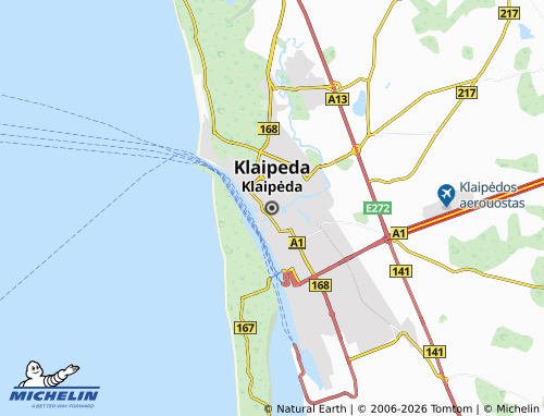 Mapa MICHELIN Klaipeda - ViaMichelin
