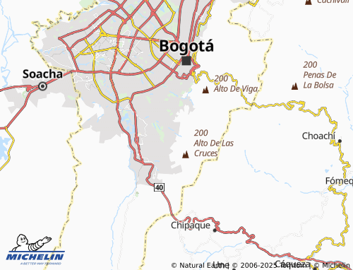 MICHELIN Chiguaza Urbano map - ViaMichelin