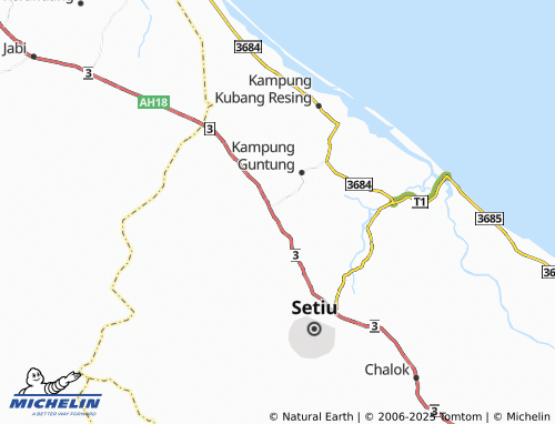 MICHELIN Permaisuri map - ViaMichelin