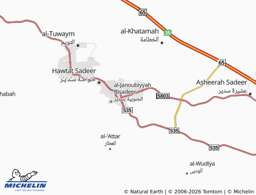 MICHELIN-Landkarte al-Fath - ViaMichelin