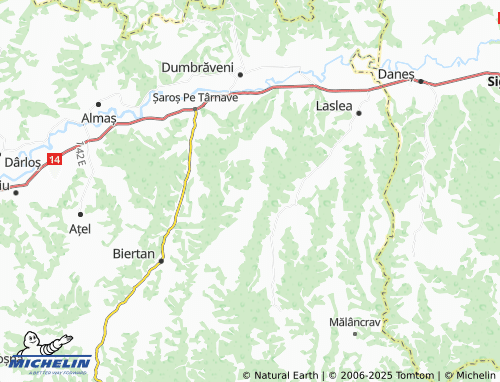MICHELIN-Landkarte Waldhütten - ViaMichelin