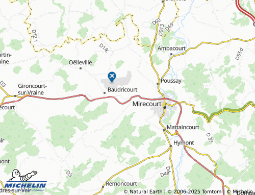 Mappa MICHELIN Domvallier - ViaMichelin