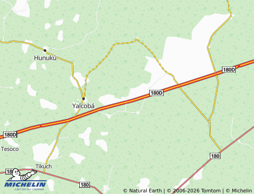 Mappa MICHELIN X-Bacab - ViaMichelin