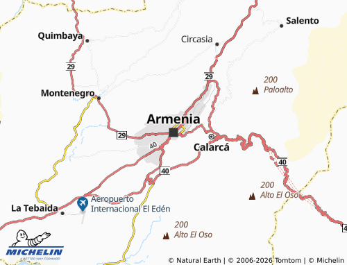 MICHELIN Armenia map - ViaMichelin