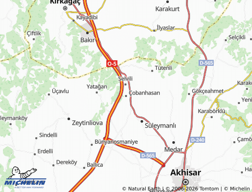 MICHELIN Çobanhasan map - ViaMichelin