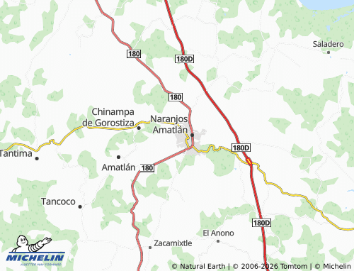 Mappa MICHELIN Aquiles Serdán - ViaMichelin