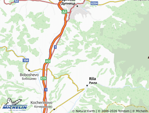 MICHELIN Badino map - ViaMichelin