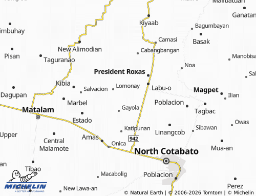 MICHELIN Del Carmen map - ViaMichelin