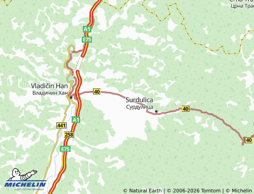 Mapa MICHELIN Zagužanje - ViaMichelin