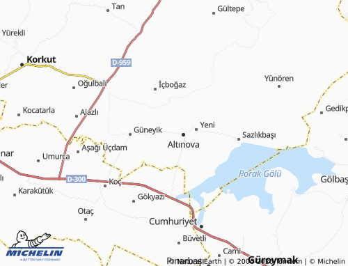 Mappa MICHELIN Konakdüzü - ViaMichelin