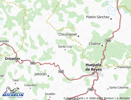 MICHELIN-Landkarte Potrerillo - ViaMichelin