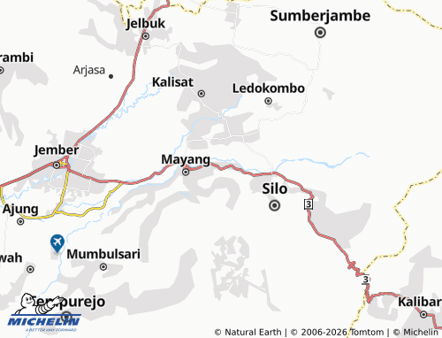 Mapa MICHELIN Sumber Kejayan - ViaMichelin
