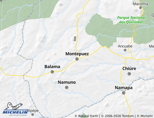 Mapa MICHELIN Montepuez - ViaMichelin