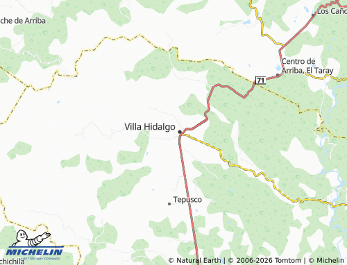 MICHELIN-Landkarte La Cruz - ViaMichelin