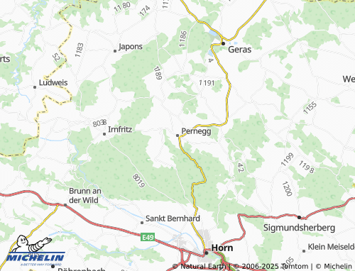 Carte MICHELIN Pernegg - ViaMichelin