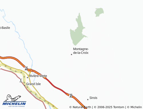 Mapa MICHELIN Montagne-de-la-Croix - ViaMichelin