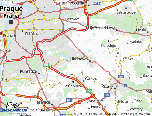 Mapa MICHELIN Petrovice - ViaMichelin