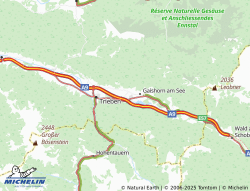 Carte MICHELIN Au bei Gaishorn am See - ViaMichelin