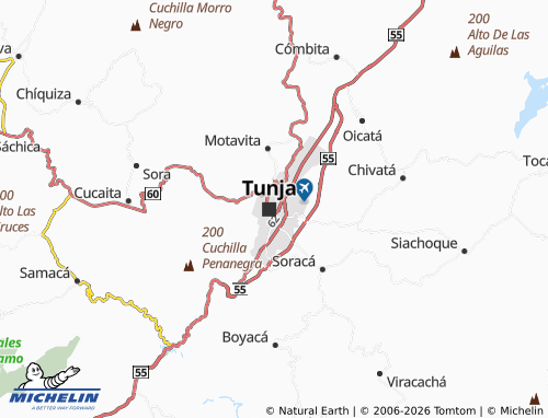 Mappa MICHELIN Santa Lucía - ViaMichelin
