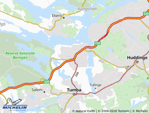 Mapa MICHELIN Norsborg - ViaMichelin