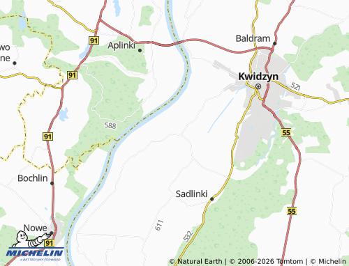 MICHELIN Grabówko map - ViaMichelin