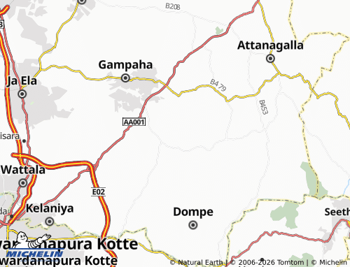 Mappa MICHELIN Uruwala West - ViaMichelin