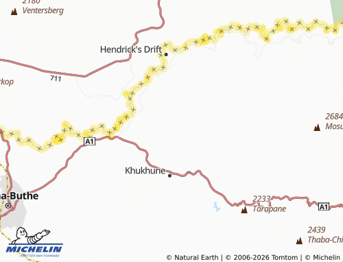 MICHELIN Lebusetsa map - ViaMichelin