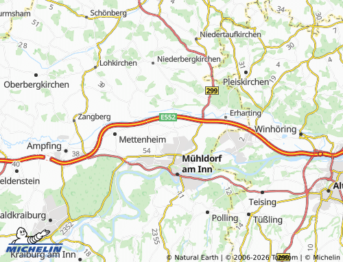 Mappa MICHELIN Mößling - ViaMichelin