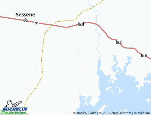 Mapa MICHELIN Ngoyé Pofine - ViaMichelin