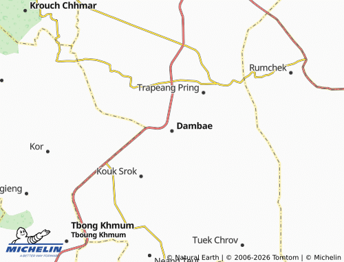 Mapa MICHELIN Dambae - ViaMichelin