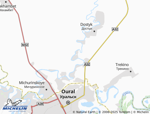 MICHELIN Hoven'koye map - ViaMichelin