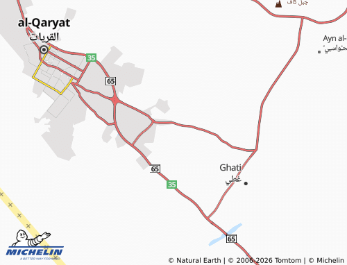 MICHELIN-Landkarte al-Zumurrud - ViaMichelin