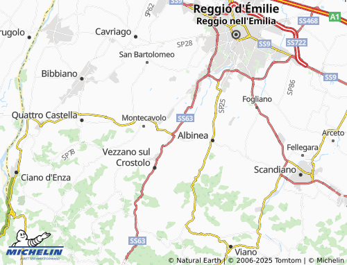 MICHELIN Puianello map - ViaMichelin