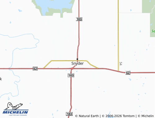 Mappa MICHELIN Snyder - ViaMichelin