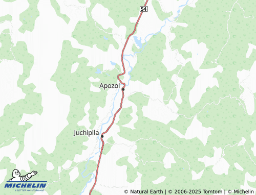 MICHELIN Ojo de Agua map - ViaMichelin