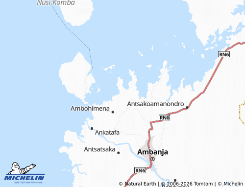 Mappa MICHELIN Antsahampano - ViaMichelin