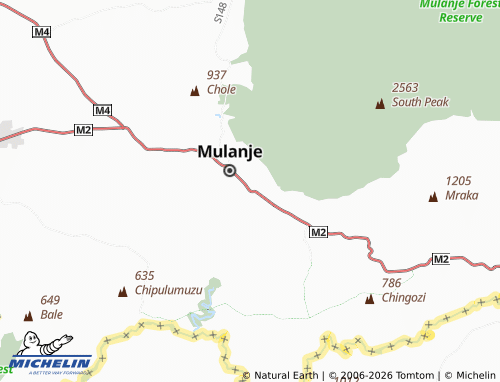 MICHELIN-Landkarte Njedza - ViaMichelin
