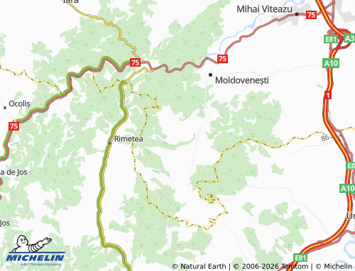 MICHELIN-Landkarte Pietroasa - ViaMichelin