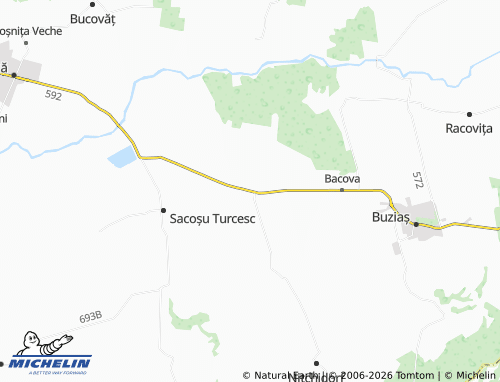 MICHELIN-Landkarte Chevereșu Mare - ViaMichelin