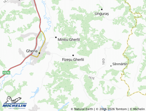 Mapa MICHELIN Fizeșu Gherlii - ViaMichelin