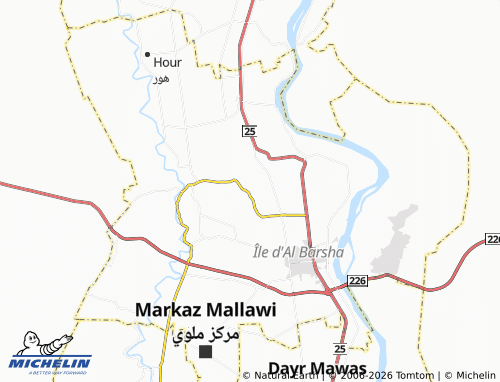 Mappa MICHELIN al-'Ashmouniyyeen - ViaMichelin