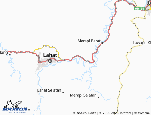 MICHELIN-Landkarte Karang Endah - ViaMichelin