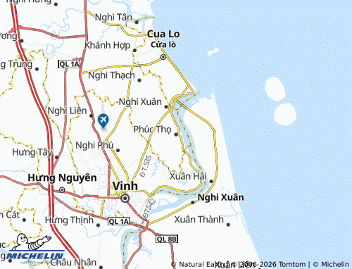 MICHELIN-Landkarte Phúc Thọ - ViaMichelin