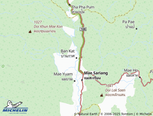 MICHELIN Ban Kat map - ViaMichelin