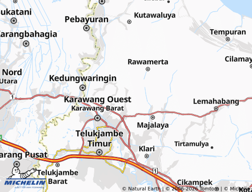 MICHELIN-Landkarte Karawang Timur - ViaMichelin