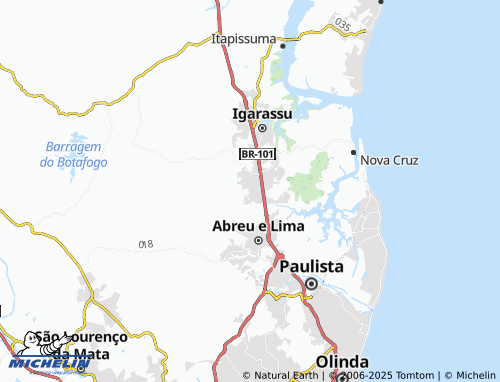 MICHELIN Bonfim map - ViaMichelin